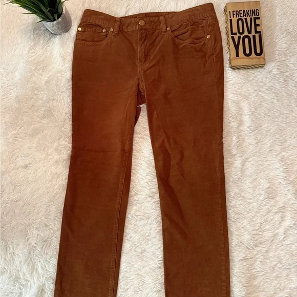 Tory Burch Ivy Super Skinny Corduroy Pants - Picture 3 of 9